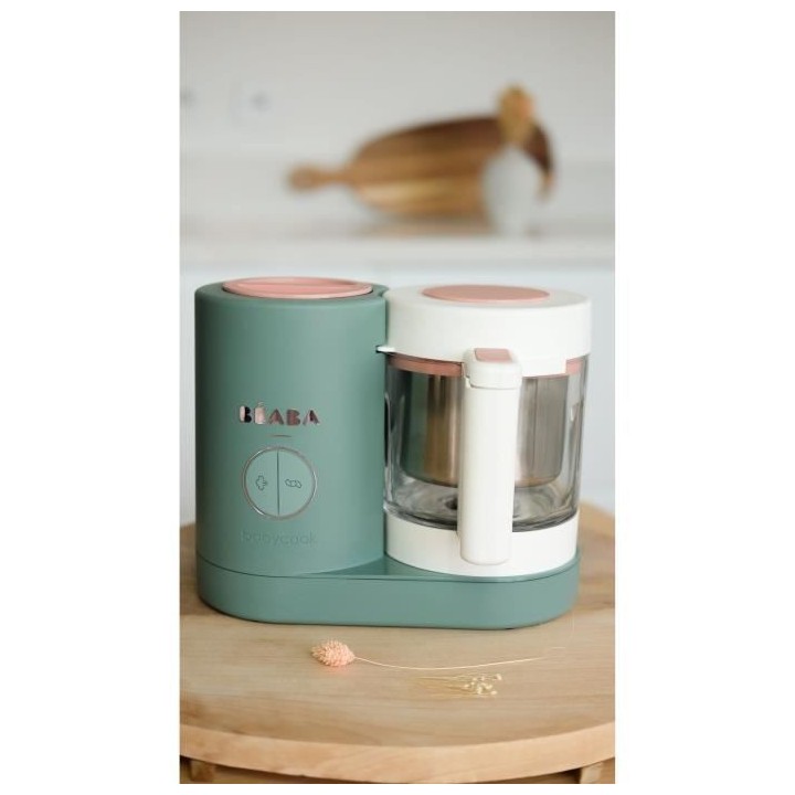 BEABA Babycook Neo - Robot culinaire bébé multifonction 4en1 - Cuit