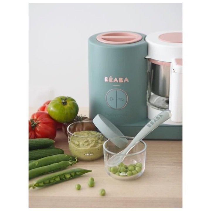 BEABA Babycook Neo - Robot culinaire bébé multifonction 4en1 - Cuit