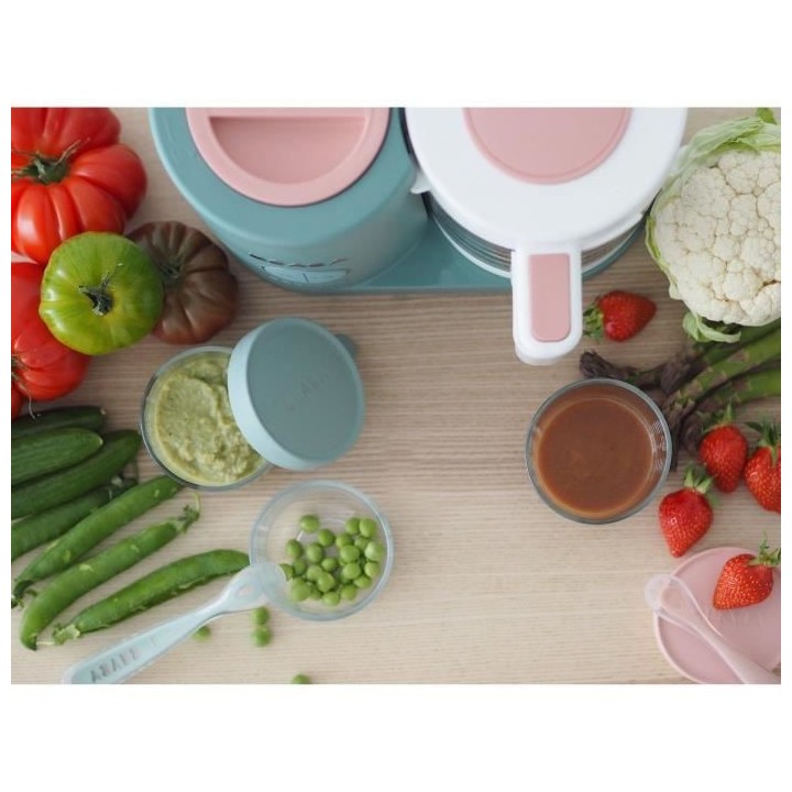 BEABA Babycook Neo - Robot culinaire bébé multifonction 4en1 - Cuit