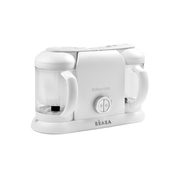 BEABA, Babycook Duo, Robot bébé 4 en 1, Cuiseur, Mixeur, Contenance