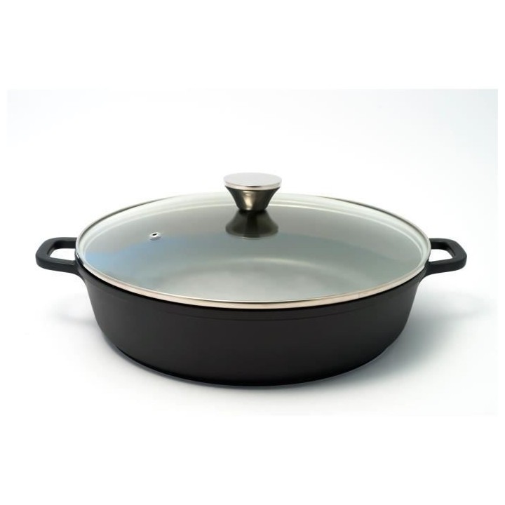 Mijoteuse basse + couvercle verre - 5 Lt  Ø 32 cm