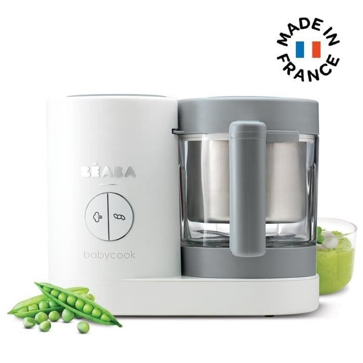 BEABA Babycook Neo - Robot culinaire bébé multifonction 4en1 - Cuit