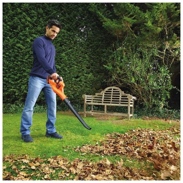 Souffleur a batterie BLACK+DECKER - GWC1820PC - 18V (Livré avec batte