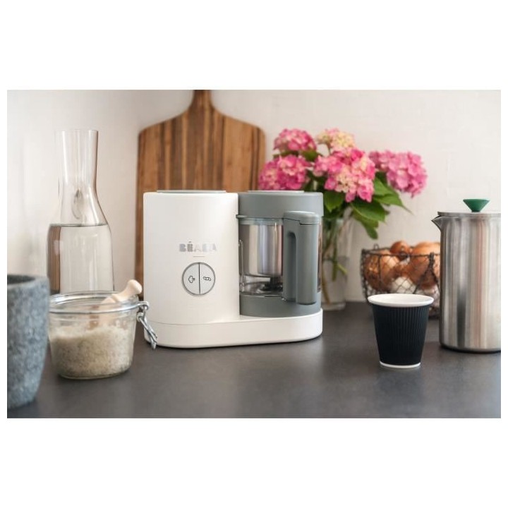 BEABA Babycook Neo - Robot culinaire bébé multifonction 4en1 - Cuit