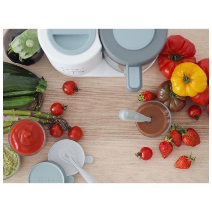 BEABA Babycook Neo - Robot culinaire bébé multifonction 4en1 - Cuit
