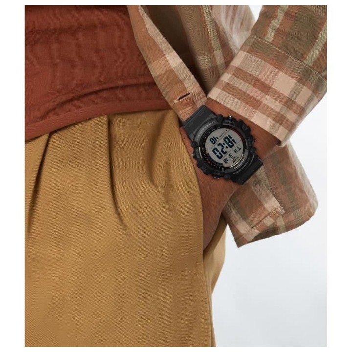 CASIO - Montre sport - Multifonctions - Noir