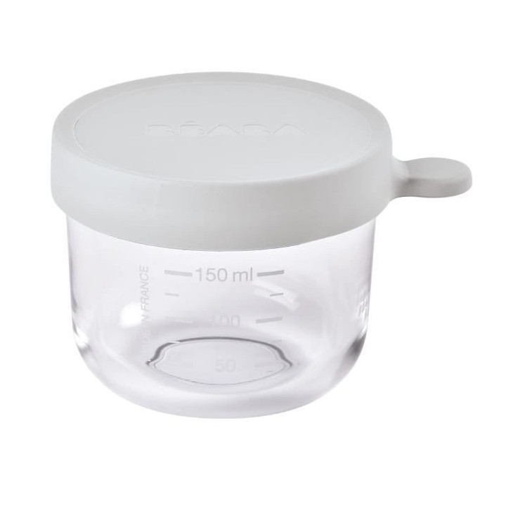 BEABA Portion Conservation Repas Bébé/Verre Extra Résistant150 ml l