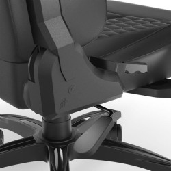 CORSAIR - Chaise bureau - Fauteuil Gaming - TC100 RELAXED - Similicuir - Ergonomique - Accoudoirs réglables - Noir - (CF-901005