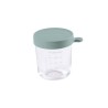 BEABA Portion Conservation Repas Bébé/Verre Extra Résistant, Made in France, 250 ml eucalyptus green