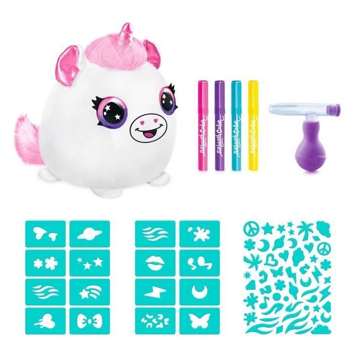 Airbrush Plush - Baril Peluche Squishy - Assortiment - Canal Toys