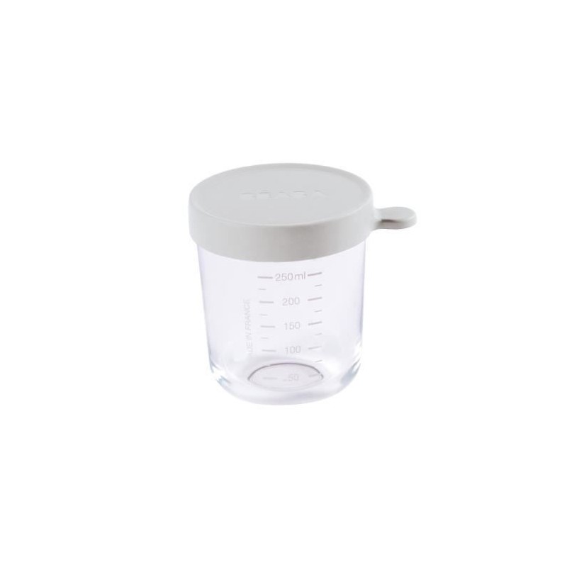 BEABA Portion Conservation Repas Bébé/Verre Extra Résistant250 ml light mist