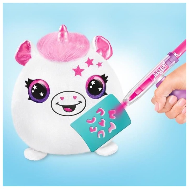 Airbrush Plush - Baril Peluche Squishy - Assortiment - Canal Toys