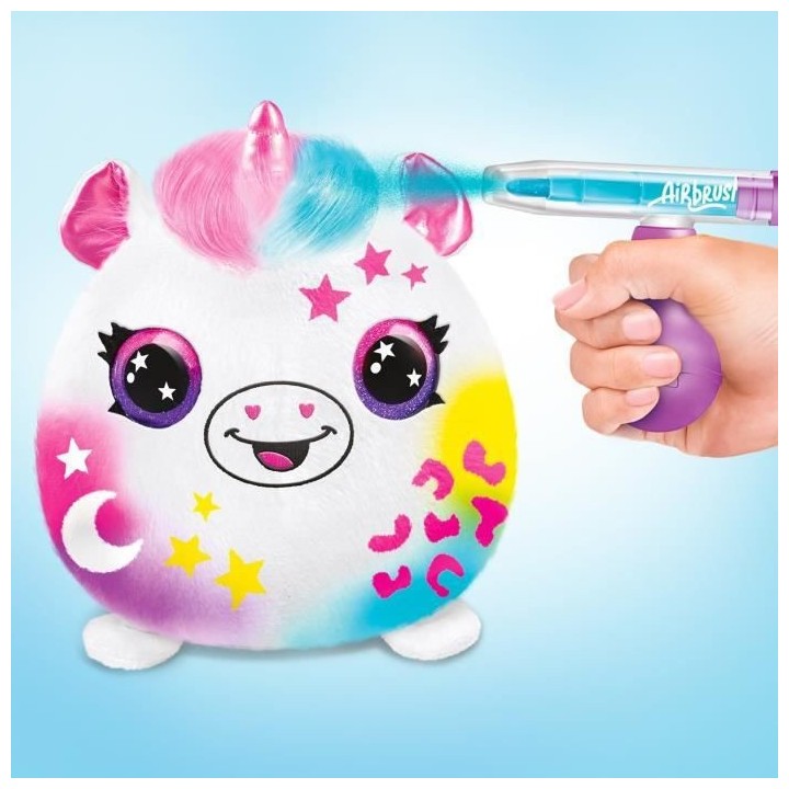 Airbrush Plush - Baril Peluche Squishy - Assortiment - Canal Toys