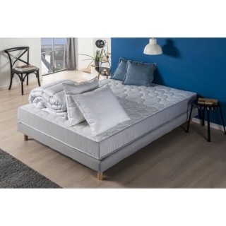 Pack SPRINGMAX Matelas 140x190 cm + Couette 240x200 cm + 2 oreillers -
