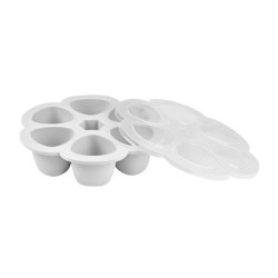 Béaba Portion Multiportions Moule en Silicone Light Mist 6 x 90ml