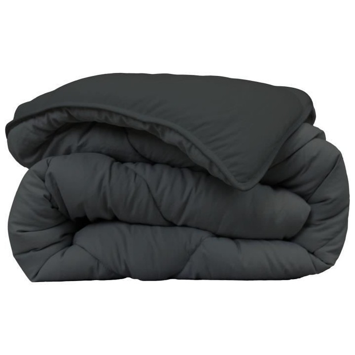 COUETTE 220X240 DODO - tempérée - 2 personnes - gris