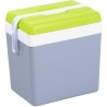 EDA PLASTIQUE Glaciere Promotion - Conservation au frais 11H - Gris perle et vert anis - 24 L