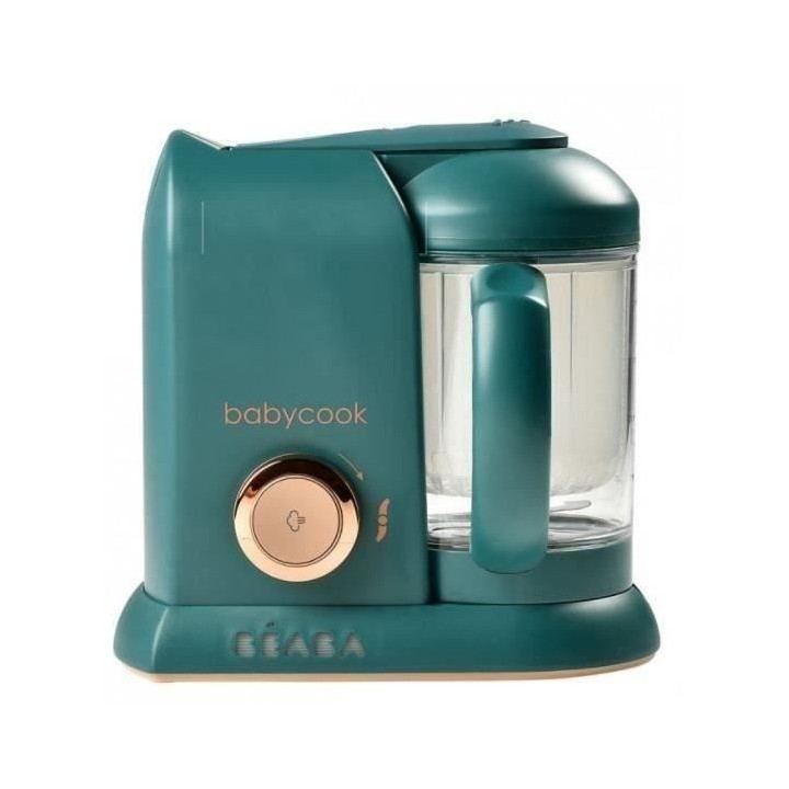 BEABA, Babycook Solo, Robot Bébé 4 en 1 Mixeur-cuiseur - Pine Green