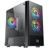 XIGMATEK Oreo (Noir) - Boitier sans alimentation - Mini tour - Format M-ATX