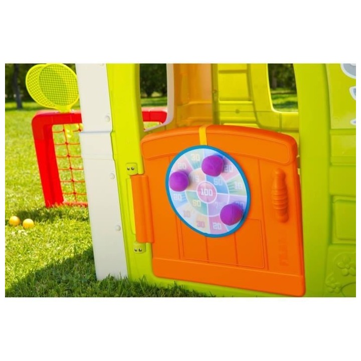 FEBER - Maison de jeu avec 6 activités sportives inclues et accessoir