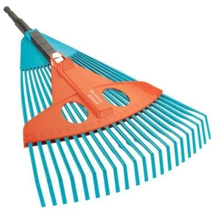 GARDENA Balai a gazon réglable 35cm-52cm Combisystem - Plastique renf