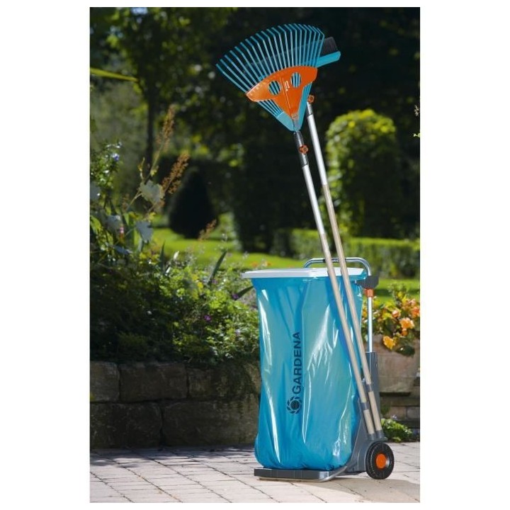GARDENA Chariot de jardin mobile – Armature métallique – Hauteur