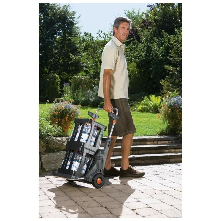 GARDENA Chariot de jardin mobile – Armature métallique – Hauteur