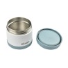 Béaba Portion Pot de Conservation Inox Isotherme Bleu Blanc 500ml