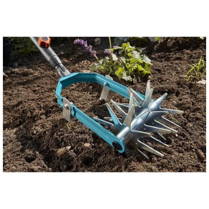 GARDENA Émietteur-sarcleuse 14cm Combisystem – Acier galvanisé hau