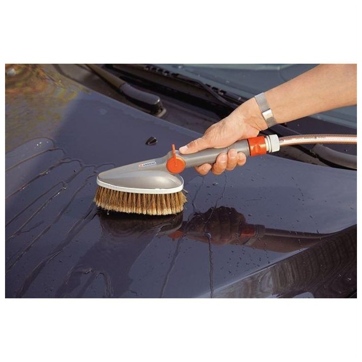 GARDENA Brosse de lavage a main – Brin souple pour surface sensible