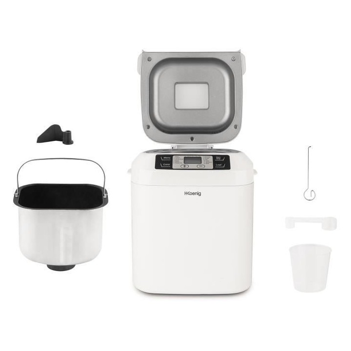 H.KoeNIG BAKE320 - Machine a pain - 12 programmes - 3 niveaux de cuiss