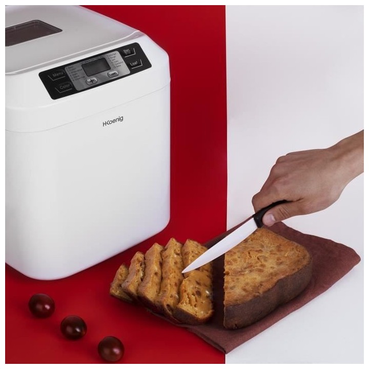 H.KoeNIG BAKE320 - Machine a pain - 12 programmes - 3 niveaux de cuiss