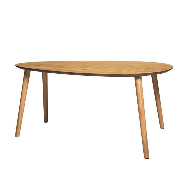 Table basse - Imitation bois - Scandinave - L 92cm x P 60cm x H 40 cm