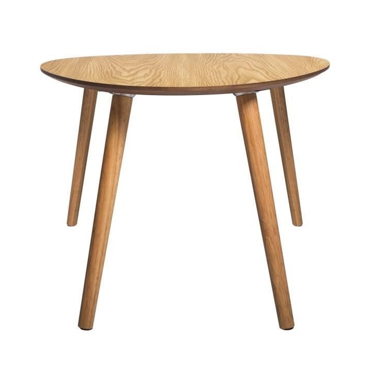 Table basse - Imitation bois - Scandinave - L 92cm x P 60cm x H 40 cm