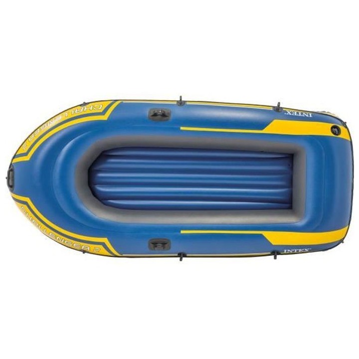 INTEX Set Bateau Challenger 2 - 2 personnes - Bleu