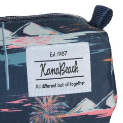 KANABEACH Trousse Triangle 1 Compartiment Bleu/Orange Enfant