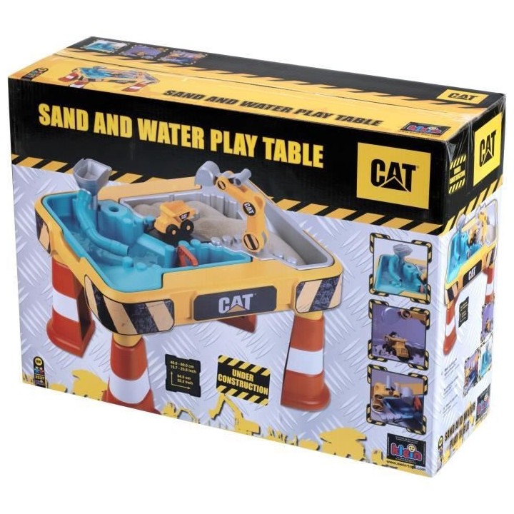 Table multi jeux sable et eau Caterpillar - KLEIN - 3237