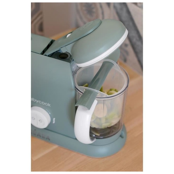 BEABA, Babycook Duo, Robot bébé 4 en 1, Cuiseur, Mixeur, Contenance