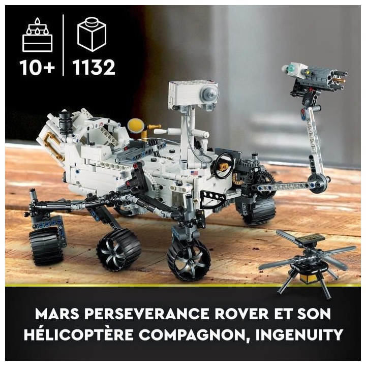 LEGO Technic 42158 NASA Mars Rover Perseverance, Jouet Découverte de