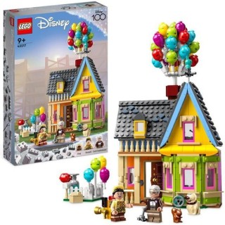 LEGO Disney et Pixar 43217 La Maison de « La-haut », Jouet 100eme An