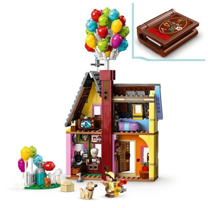 LEGO Disney et Pixar 43217 La Maison de « La-haut », Jouet 100eme An
