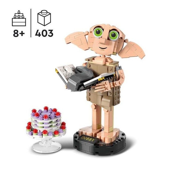 LEGO Harry Potter 76421 Dobby l'Elfe de Maison, Jouet de Figurine de P