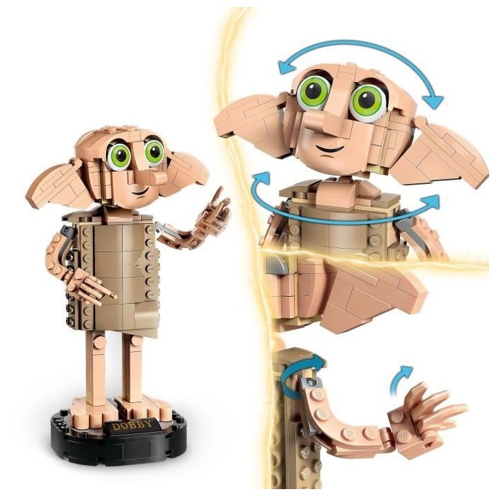 LEGO Harry Potter 76421 Dobby l'Elfe de Maison, Jouet de Figurine de P