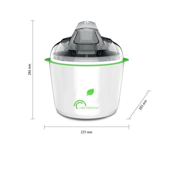 LITTLE BALANCE 8234 Happy Sorbets, Sorbetiere, Machine a Glaces, Sorbe