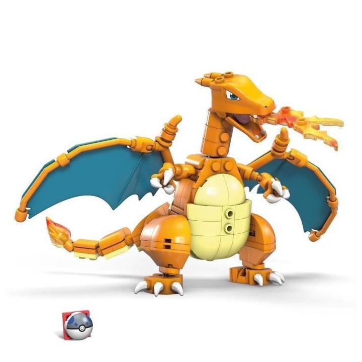 Mega Construx - Pokémon - Dracaufeu - jouet de construction - 8 ans e