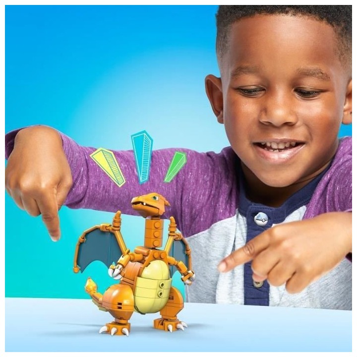Mega Construx - Pokémon - Dracaufeu - jouet de construction - 8 ans e