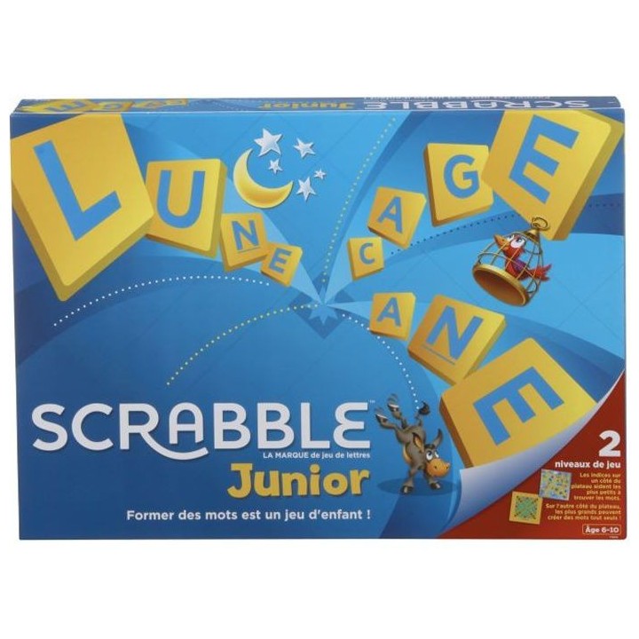 Mattel Games - Scrabble Junior - Jeu de société et de lettres - 2 a