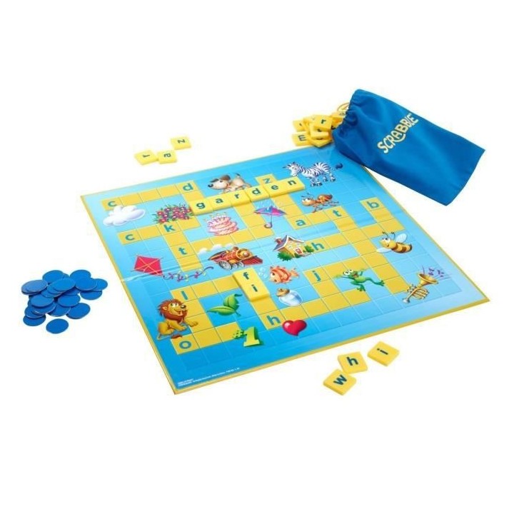 Mattel Games - Scrabble Junior - Jeu de société et de lettres - 2 a