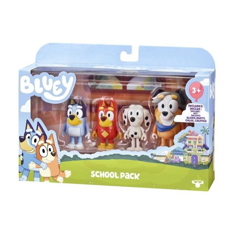 Les Copains d'école de Bluey (x4 Figurines) MOOSE TOYS