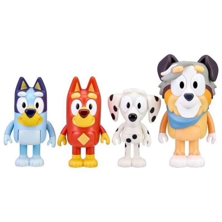 Les Copains d'école de Bluey (x4 Figurines) MOOSE TOYS